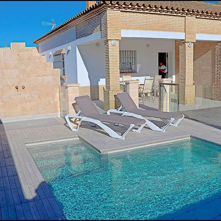シャレー Penuelas Con Piscina コニル・デ・ラ・フロンテラ